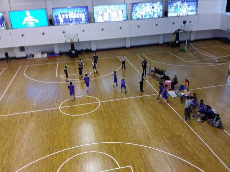 体育馆木地板铺设工程--北京蟹岛度假村马布里篮球训练营