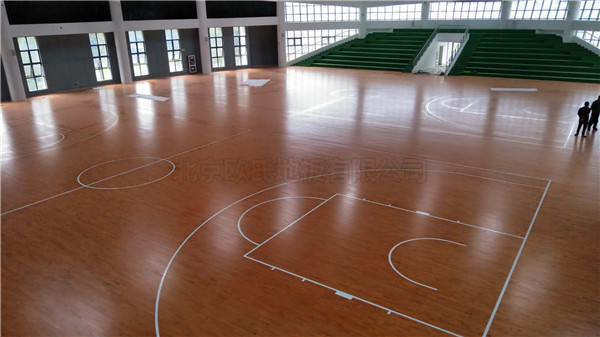 安徽篮球木地板--黄山市歙县体育馆成功案例