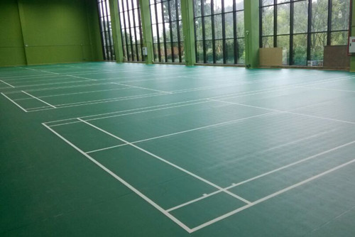 运动木地板施工案例-重庆江与城体育公园