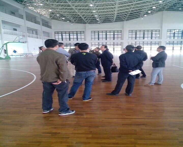 篮球馆木地板施工案例之芜湖市第一中学