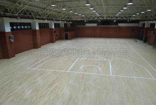 徐州树恩中学篮球馆木地板成功案例